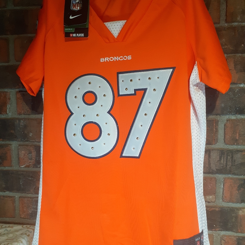 Womens Nike Eric Decker Denver Broncos Studded Stitched Jersey